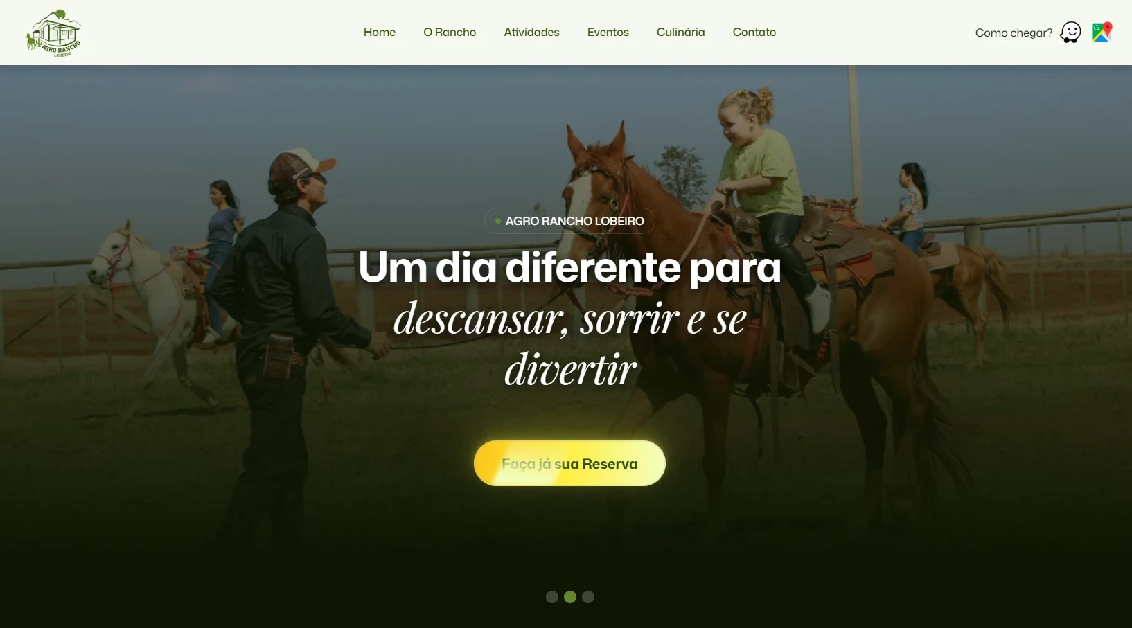 Projeto de website desenvolvido